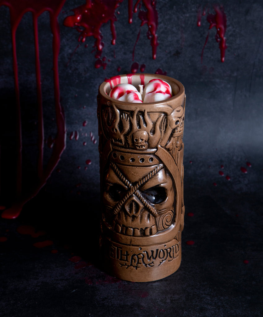 Skull Tomb Candle