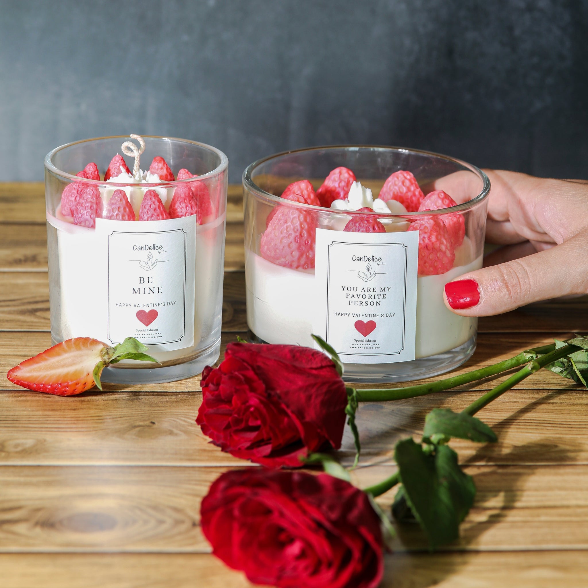 Strawberry Birthday Candle-