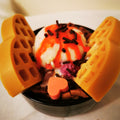 Ice-cream Waffle Candle